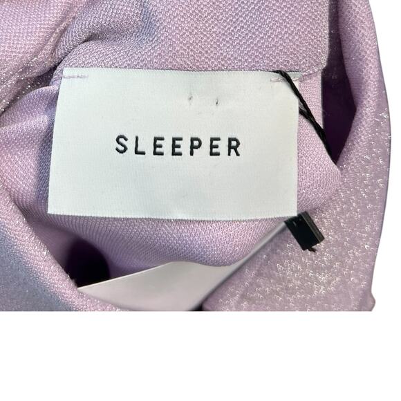 Sleeper The Cosmos Set Lurex Lounge Shirt And Trouser Set Purple Size Small - Picture 15 of 16